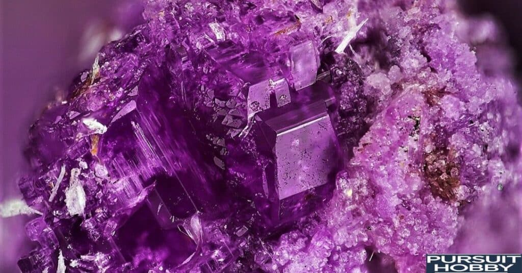 Rare sugilite gemstone displaying deep purple hues and high clarity