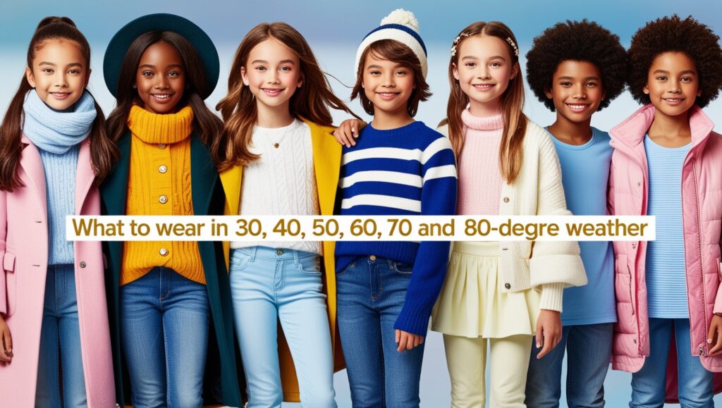 What to Wear in 30 40 50 60 70 80 Weather?