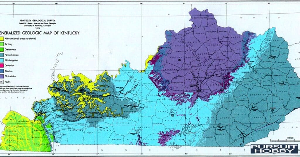 Kentucky rockhounding sites, gems, and fossils