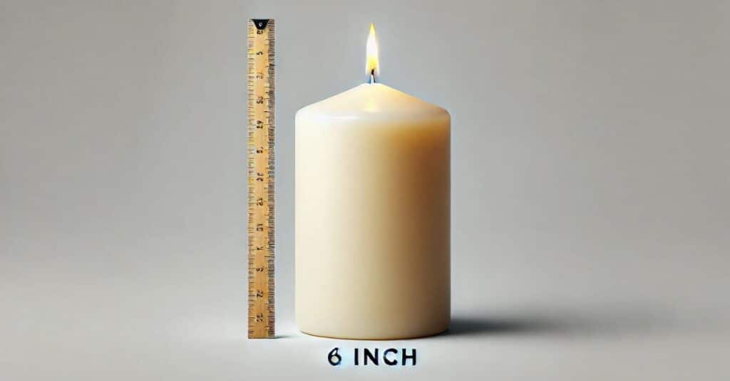 Candle 6 Inches Long