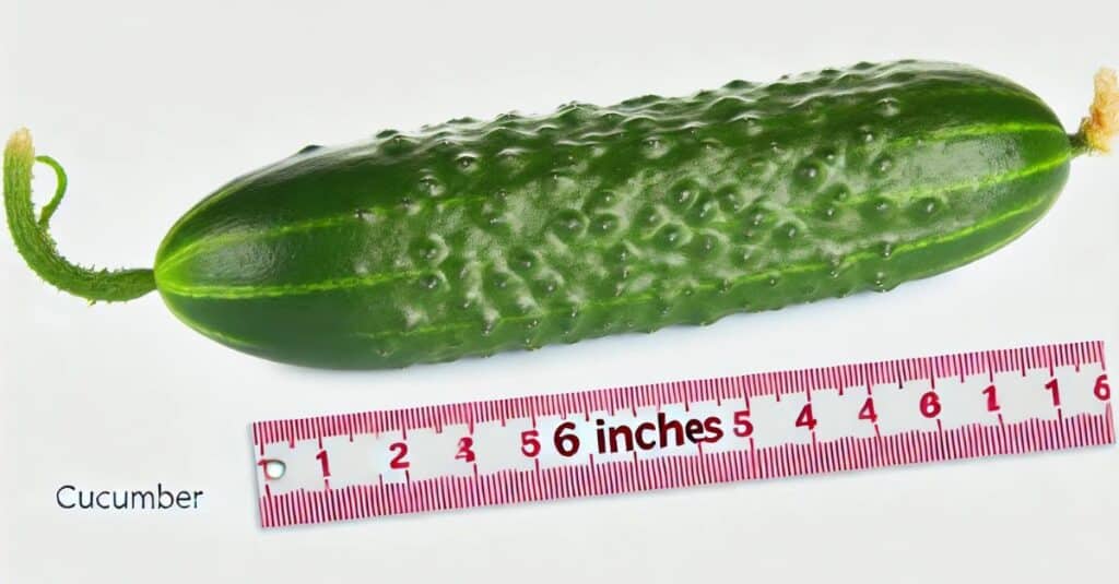 Cucumber 6 Inches Long