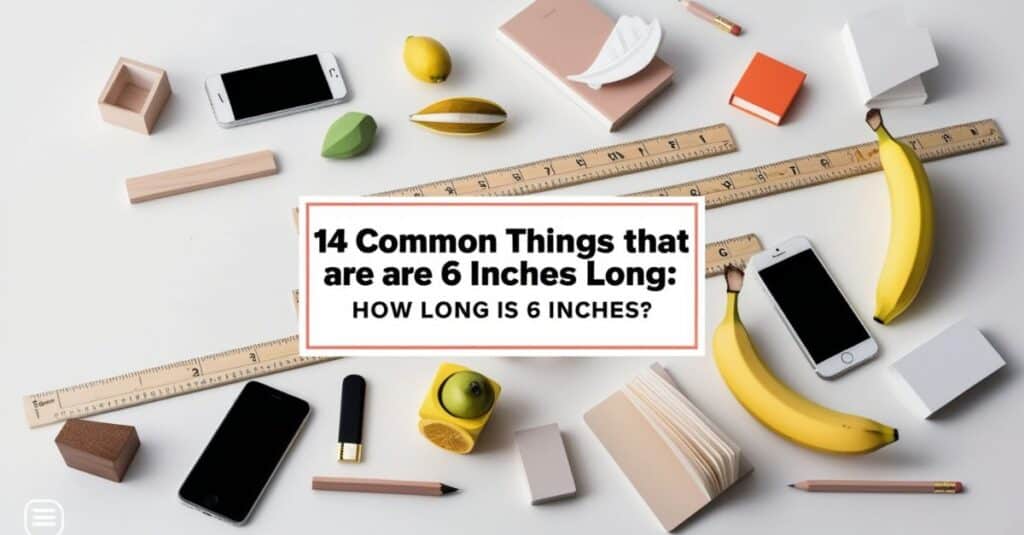 14 Common Things That Are 6 Inches Long