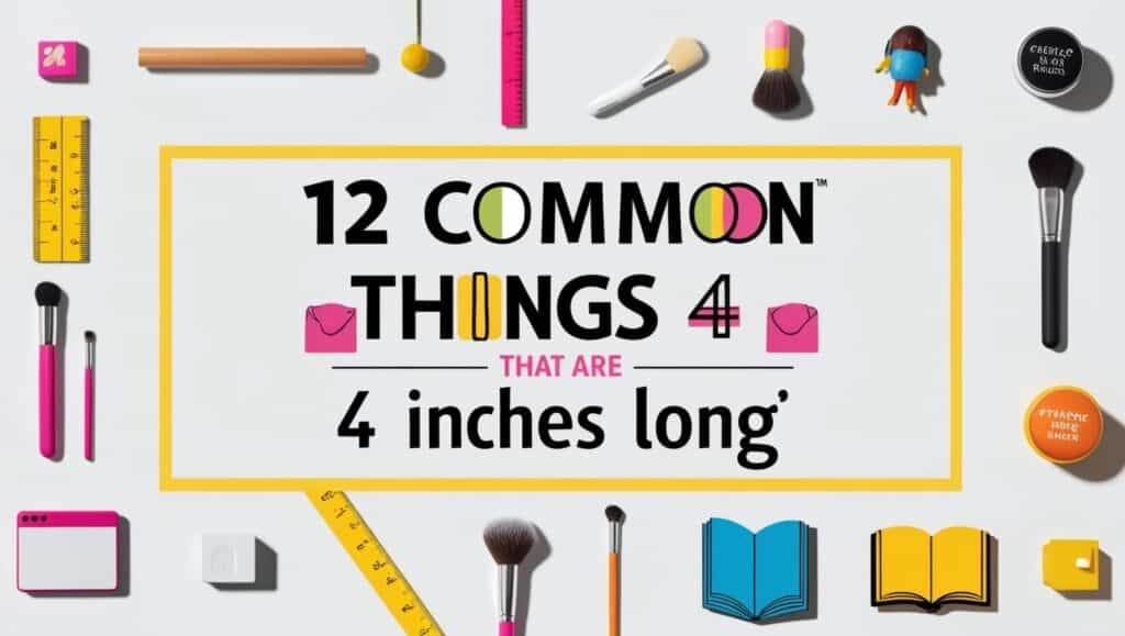 things that are 4 inches long