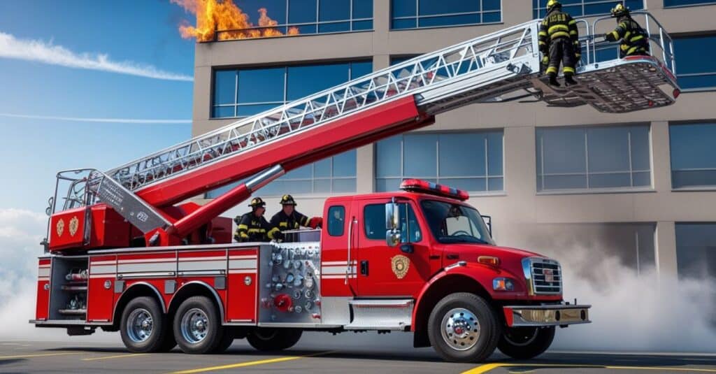 fire truck ladder